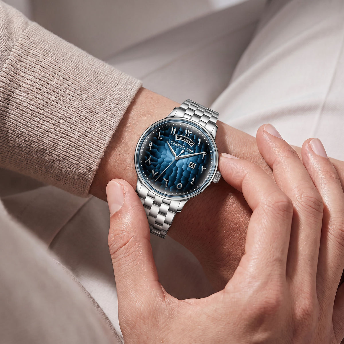 Date watch Dervio Blue