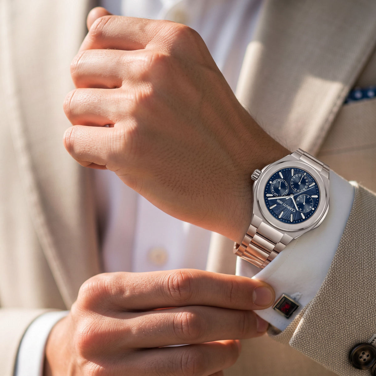 Function watch Lucardo Slim Blue