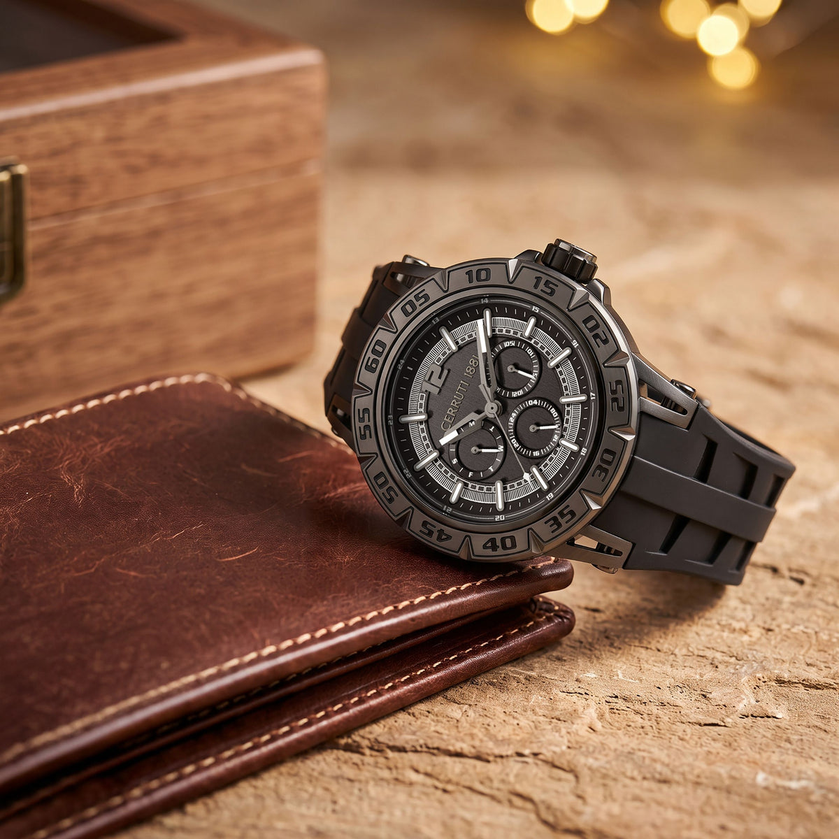 Function watch Velletri Declinatin Black