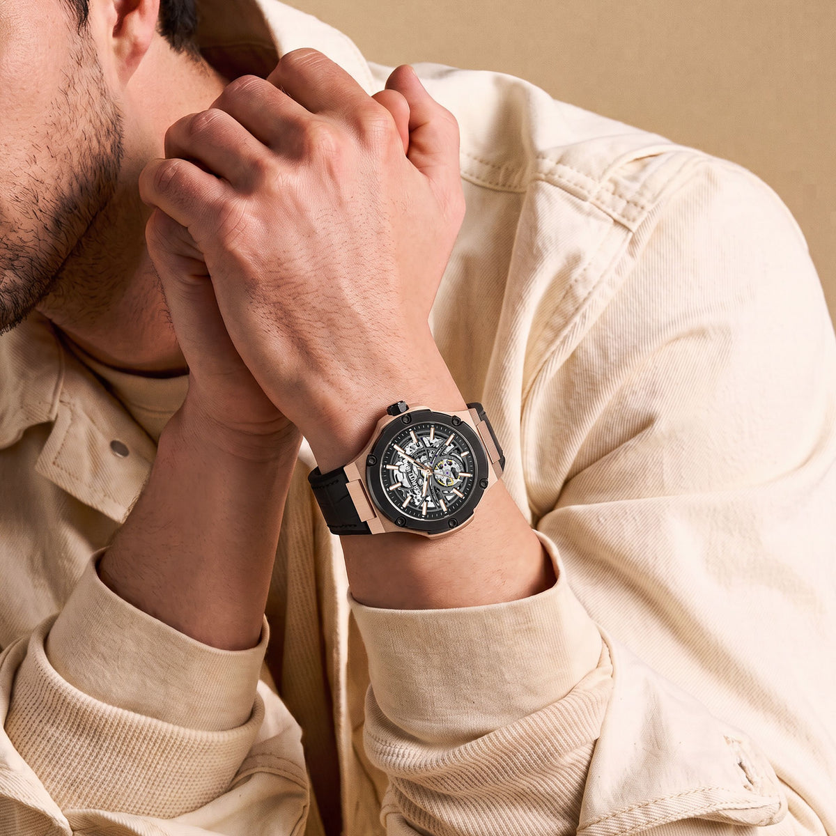 Automatic watch Lucardo Brown