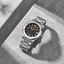 Montre à date Lecco noire