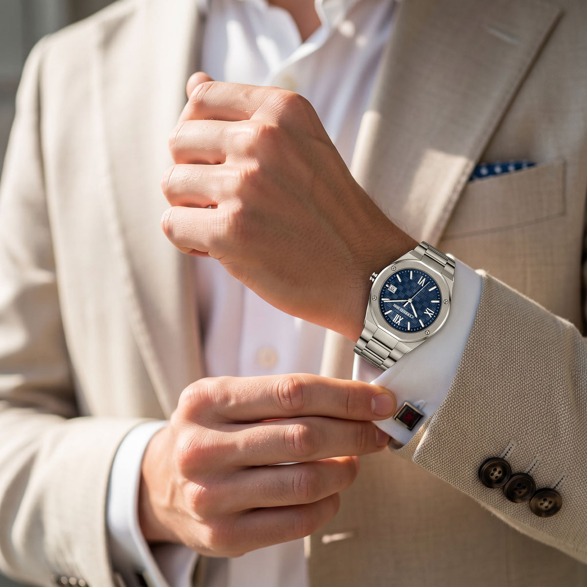 Date watch Lecco Blue