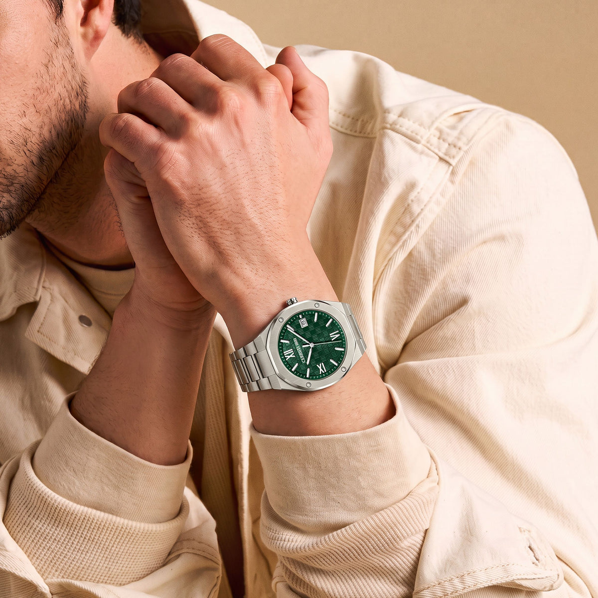 Montre date Lecco Verte