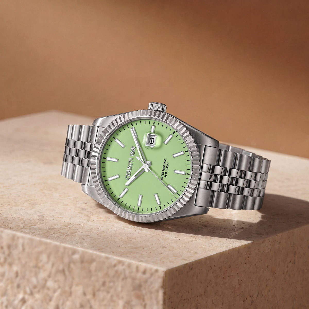 Montre de date Chienti verte