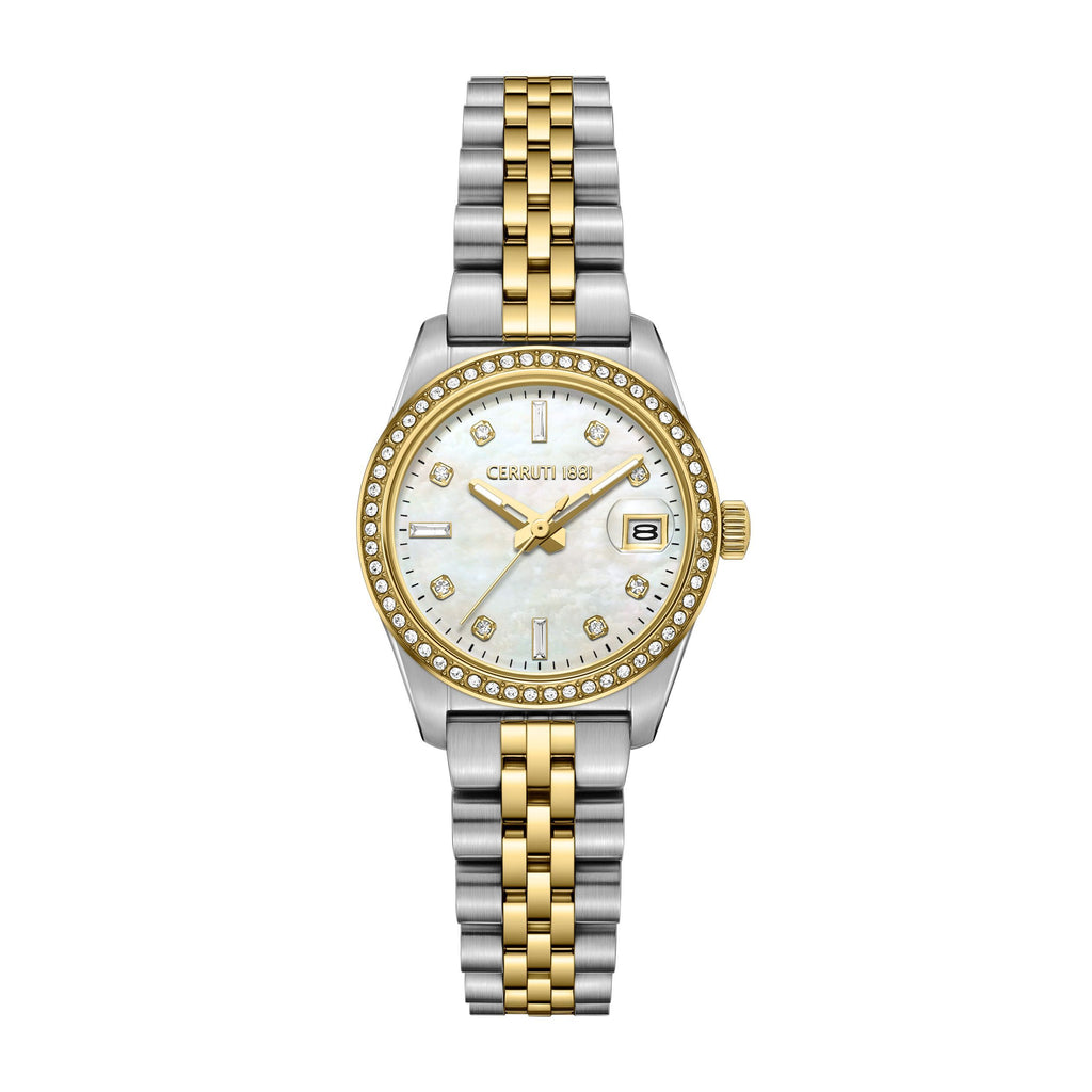 Date watch Cerruti Watch Baccio Silver