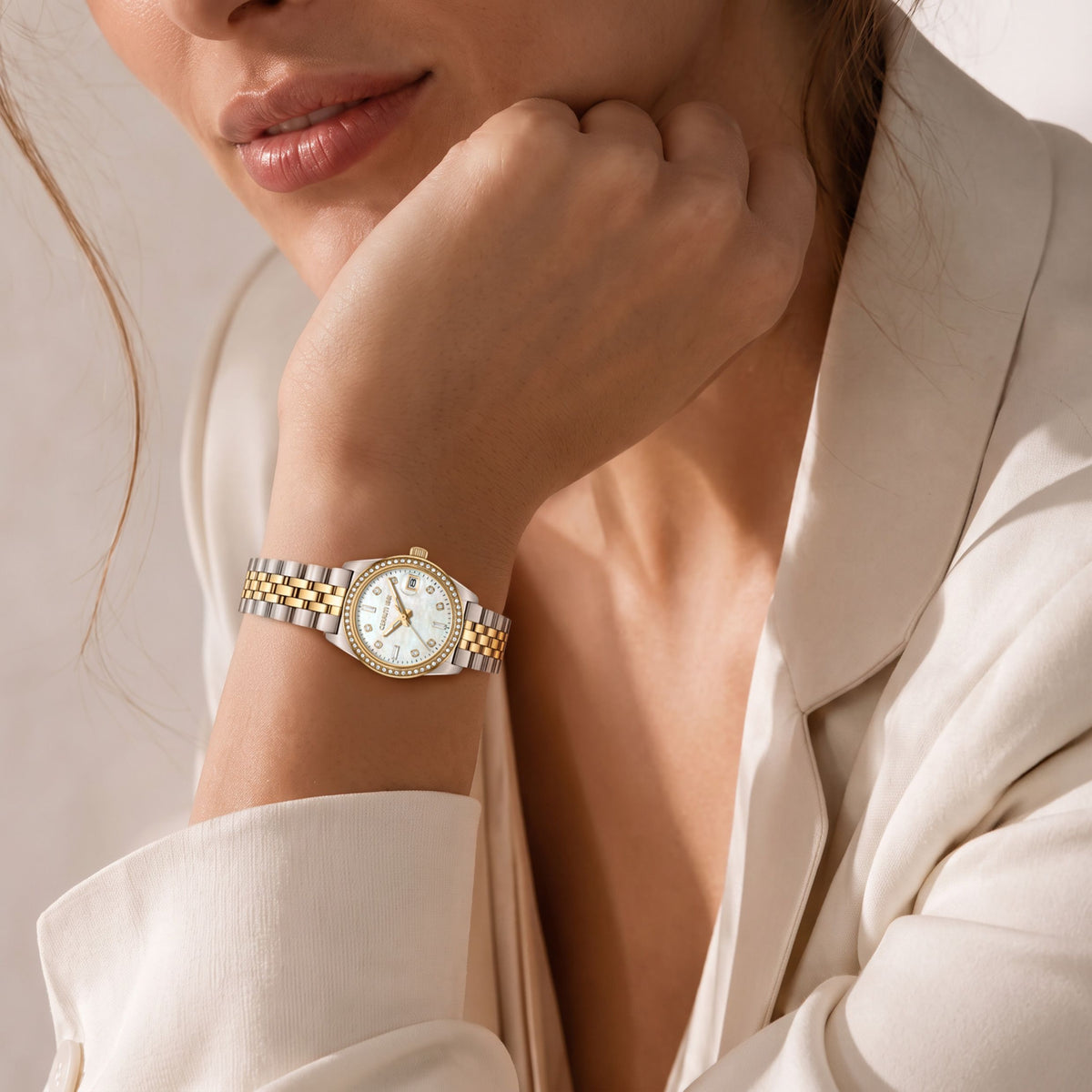 Montre Date Cerruti Watch Baccio Silver