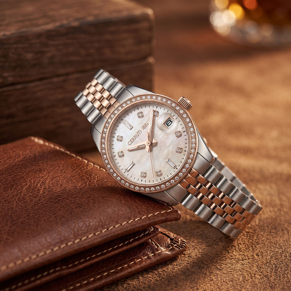 Date montre Cerruti Montre Baccio Argent