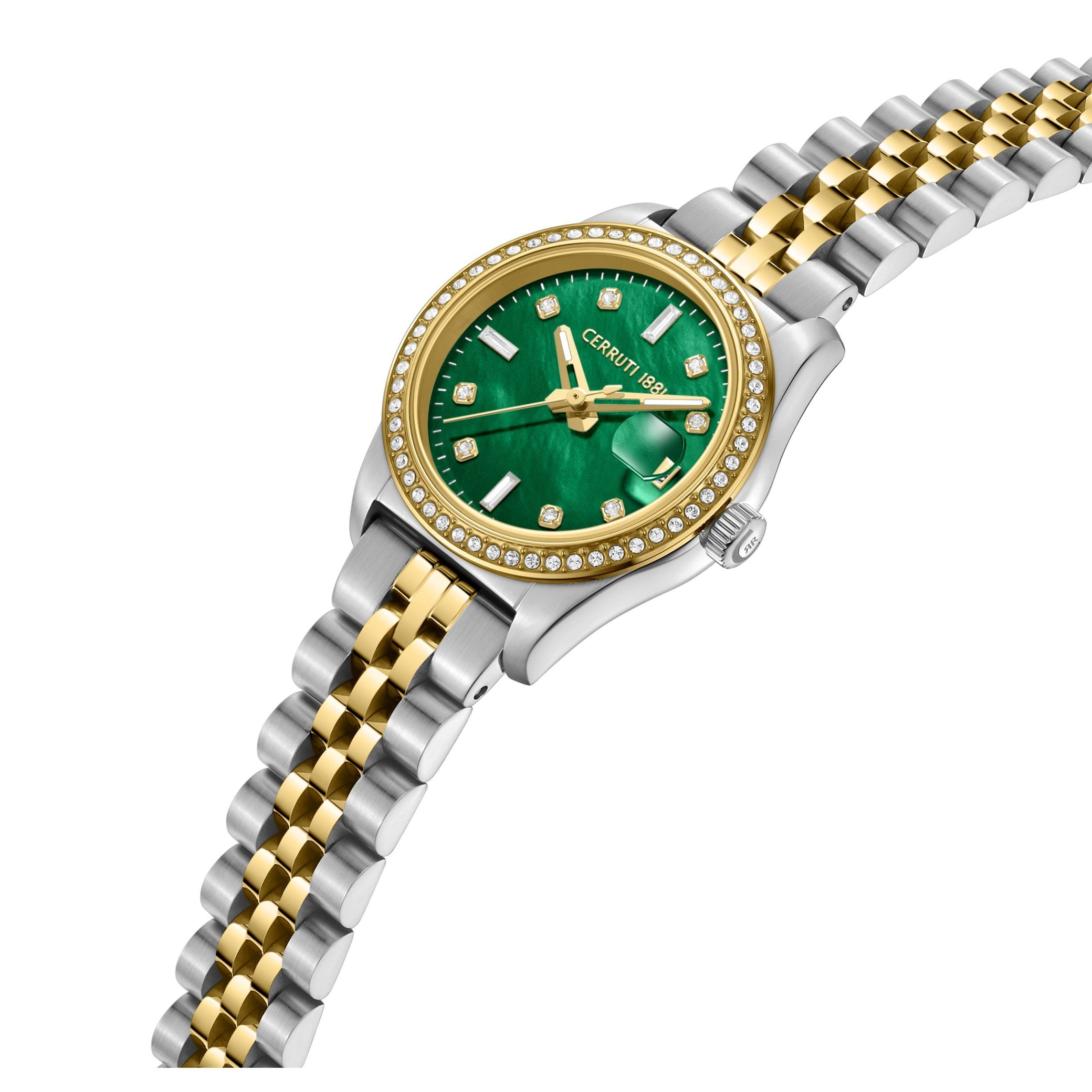 Date watch Cerruti Watch Baccio Green