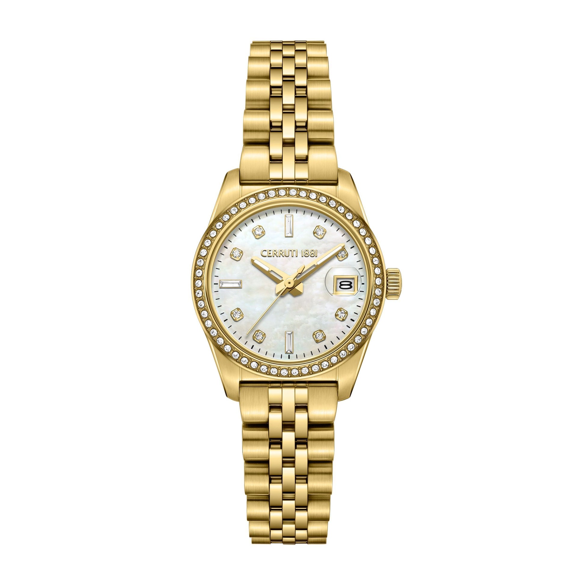 Date watch Cerruti Watch Baccio White