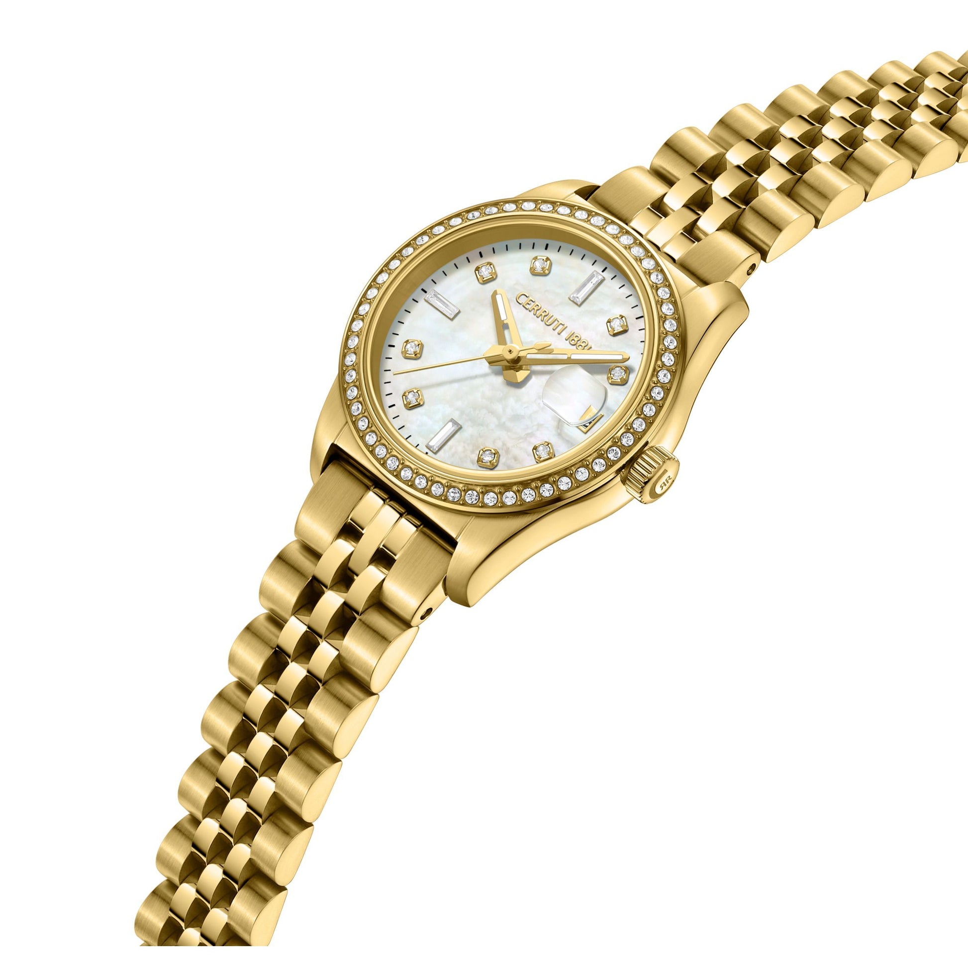 Date watch Cerruti Watch Baccio White