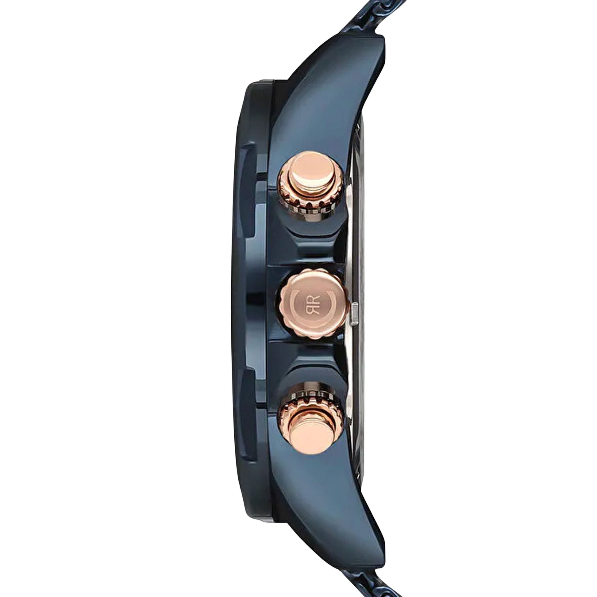 Chronographe Melitello Bleu et Or rose