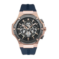 Chronographe Lucardo Gris&amp;Or rose