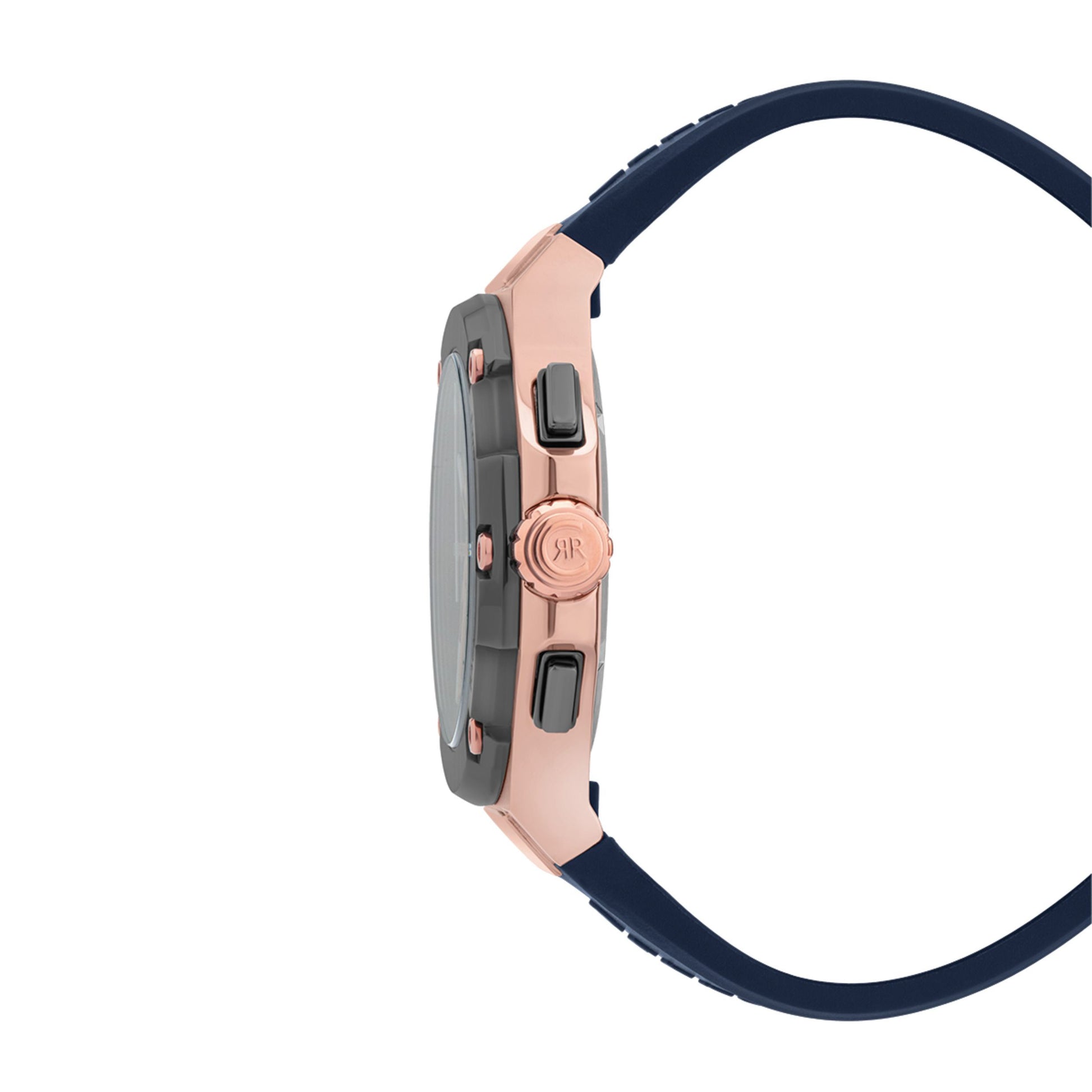 Chronographe Lucardo Gris&amp;Or rose