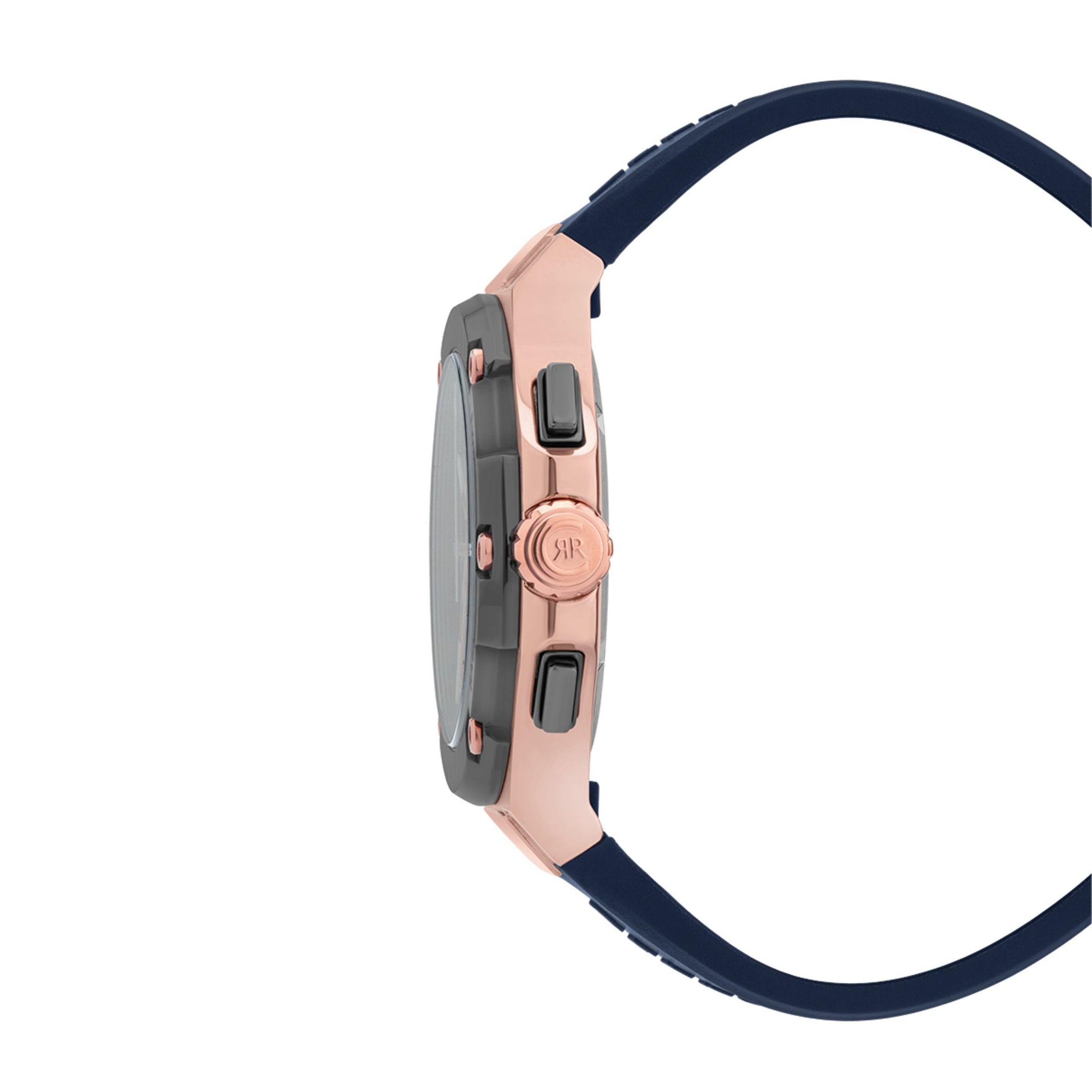 Chronographe Lucardo Gris&amp;Or rose
