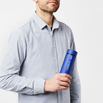 Flacon bloc bleu vif
