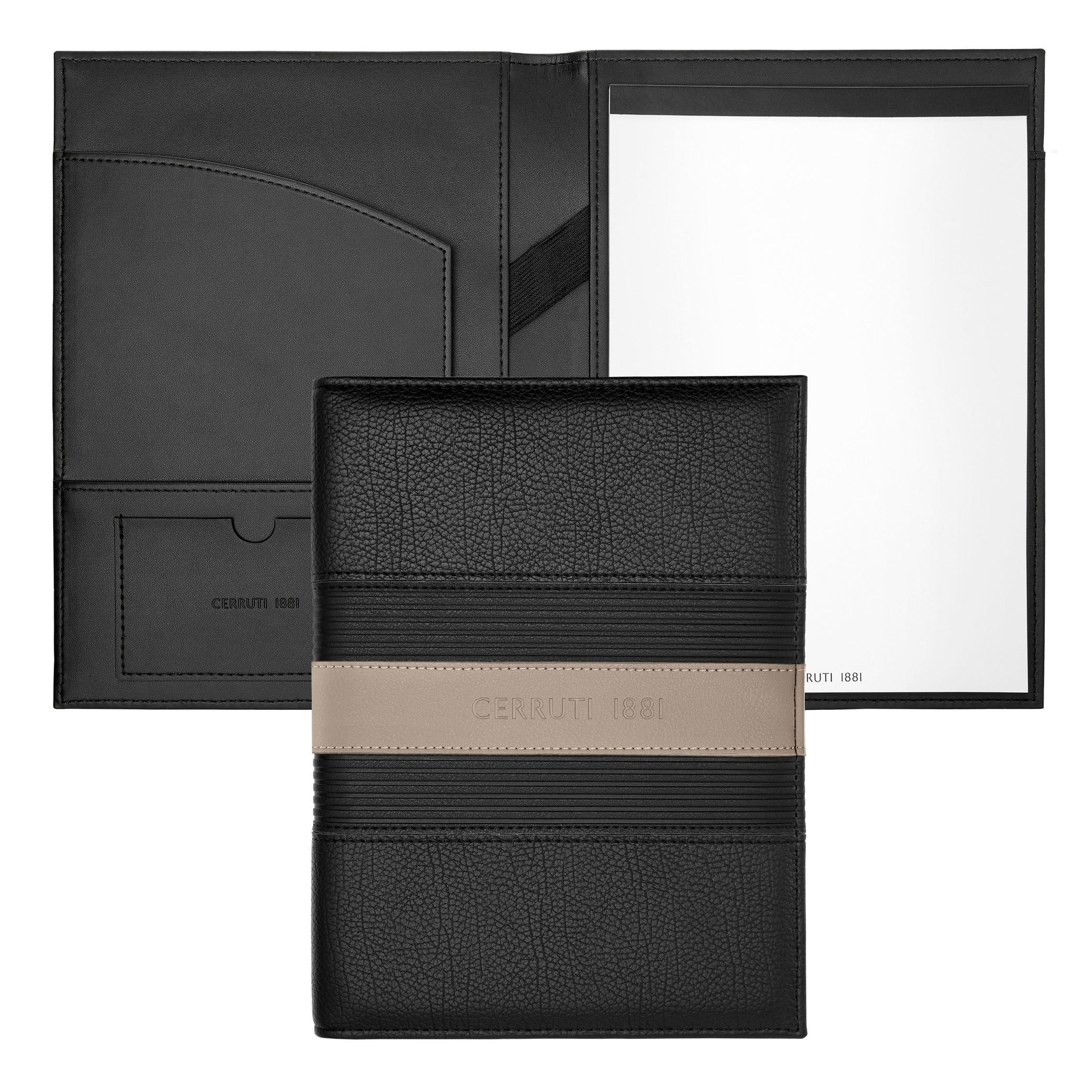 Dossier A5 Delano Taupe et Noir