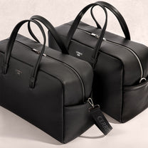 Travel bag Paxton Black Smooth