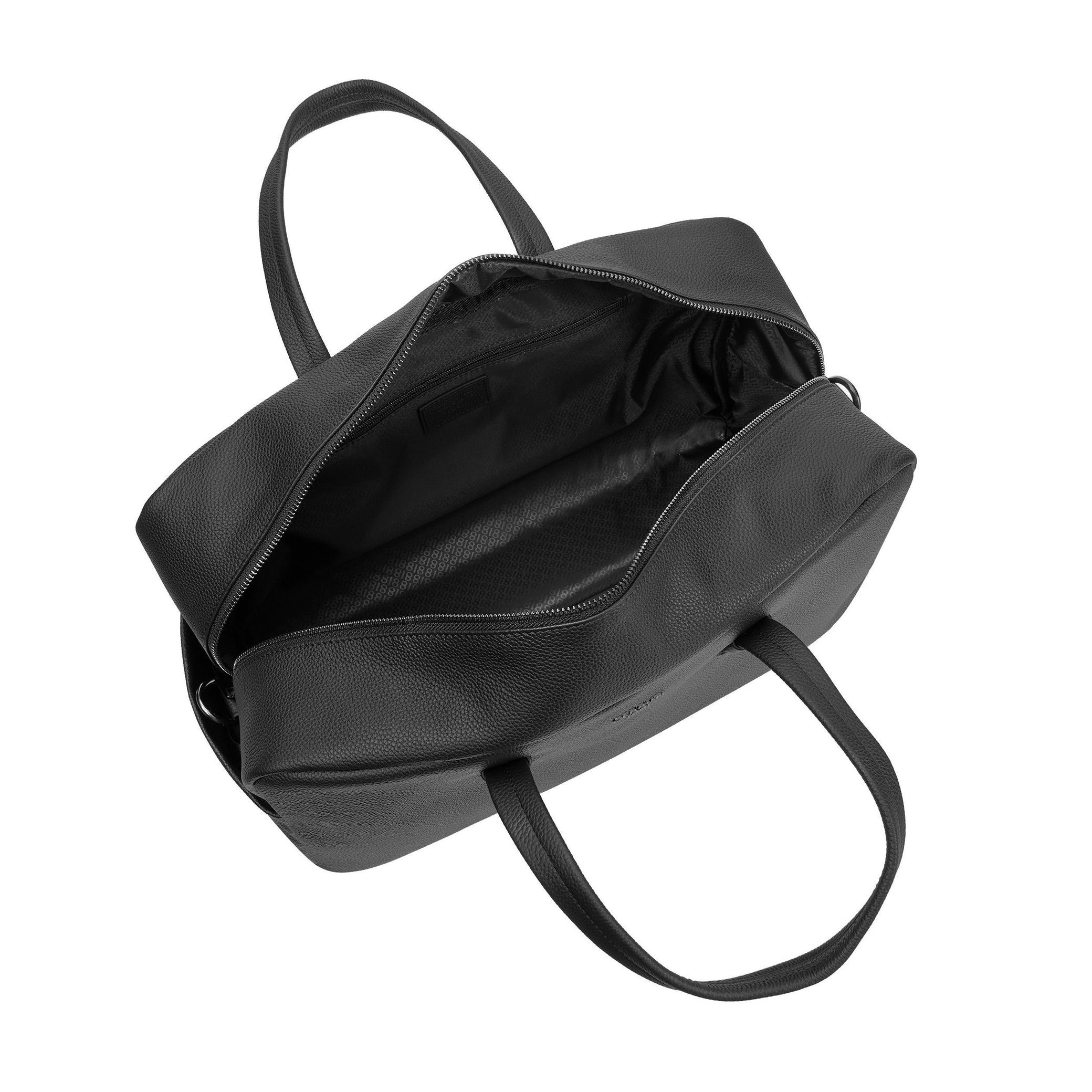 Travel bag Paxton Black Grained