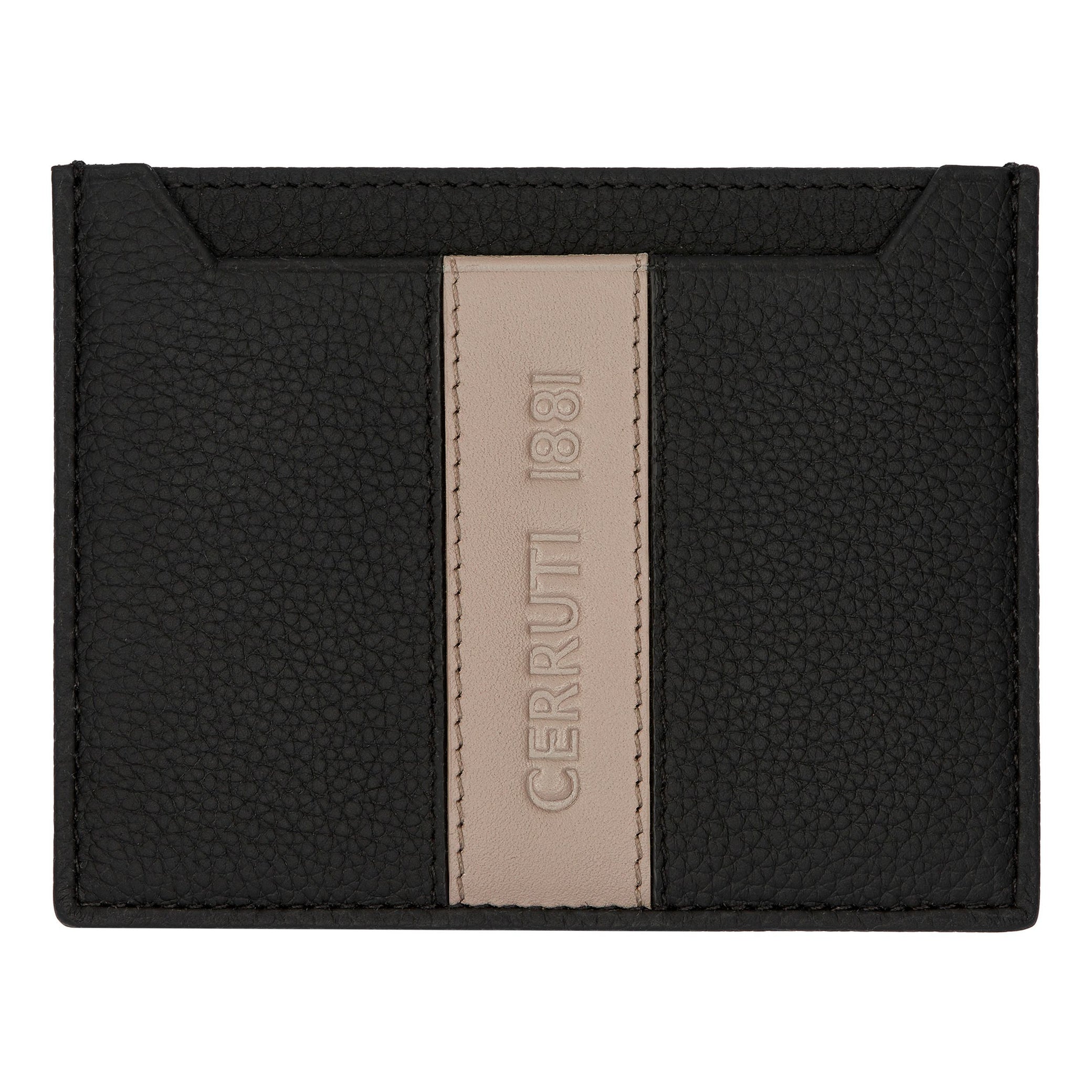Card holder Delano Taupe &amp; Black