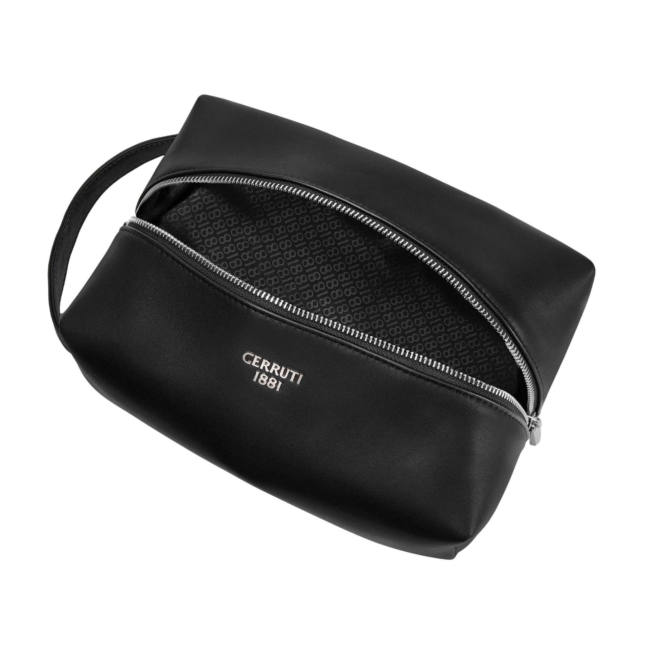 Toiletry Bag Paxton Black Smooth