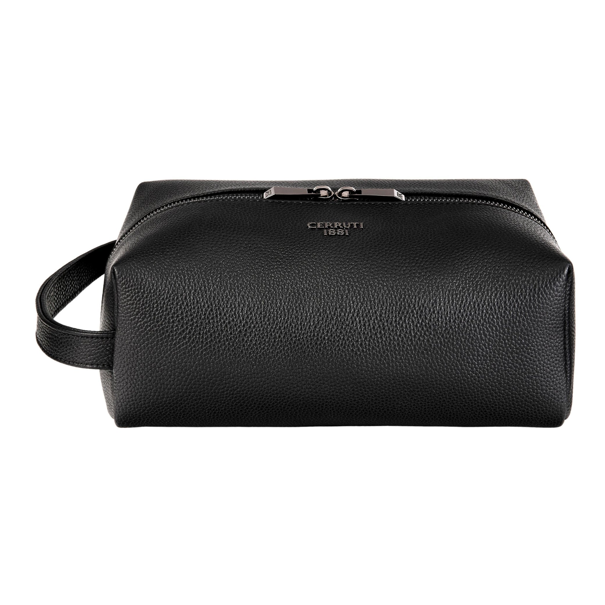 Toiletry Bag Paxton Black Grained