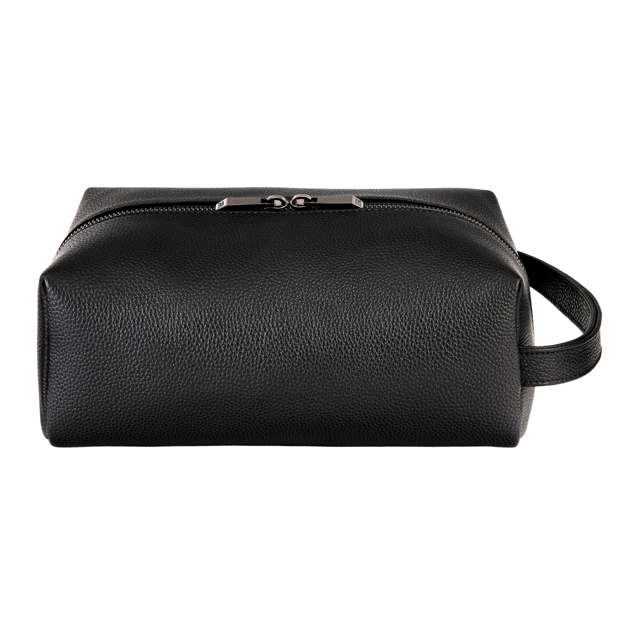 Toiletry Bag Paxton Black Grained