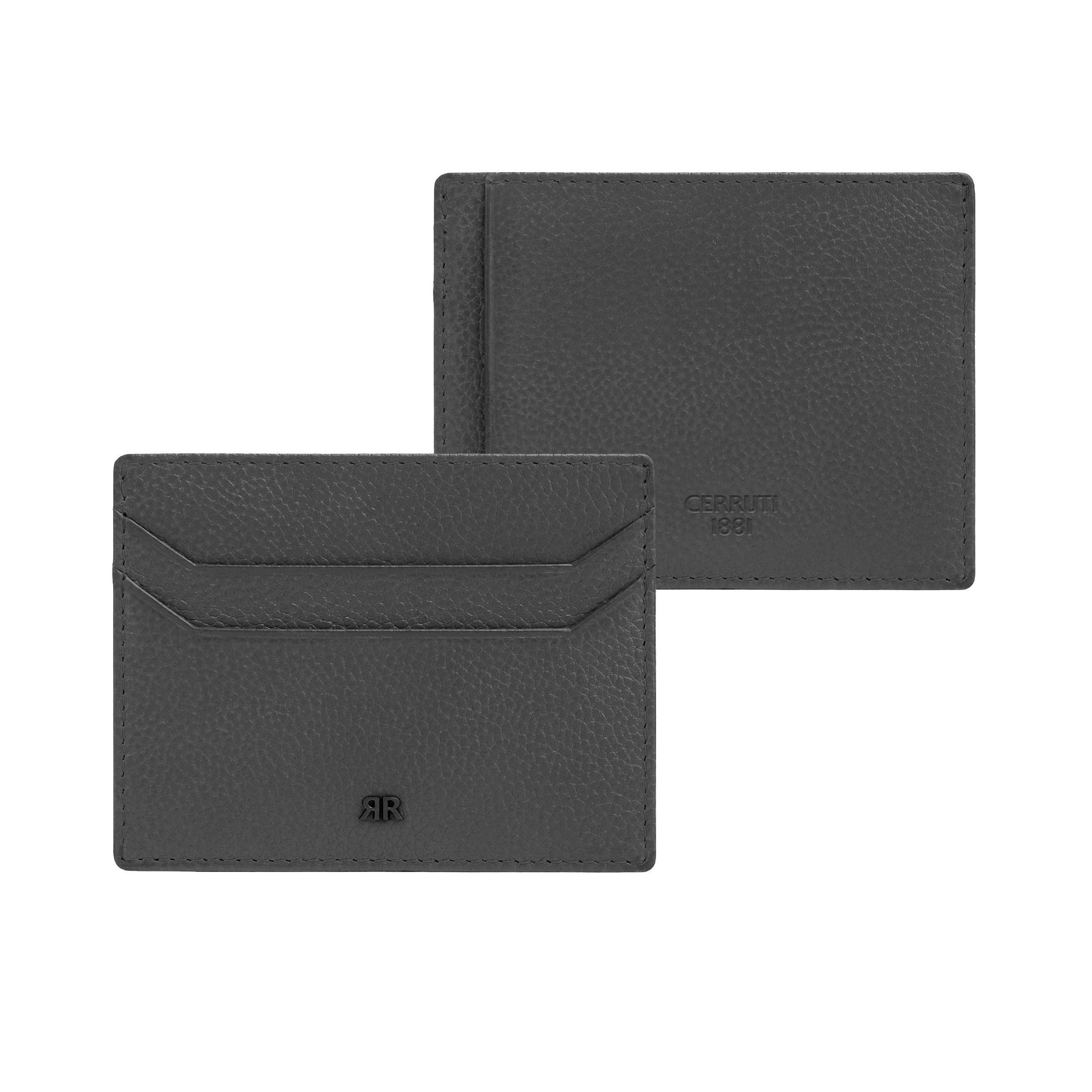 Folding card holder Jefferson Grey – CERRUTI