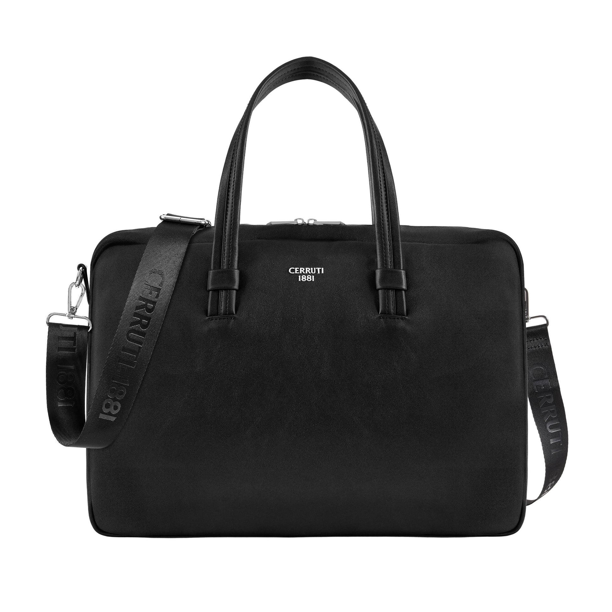 Document bag Paxton Black Smooth