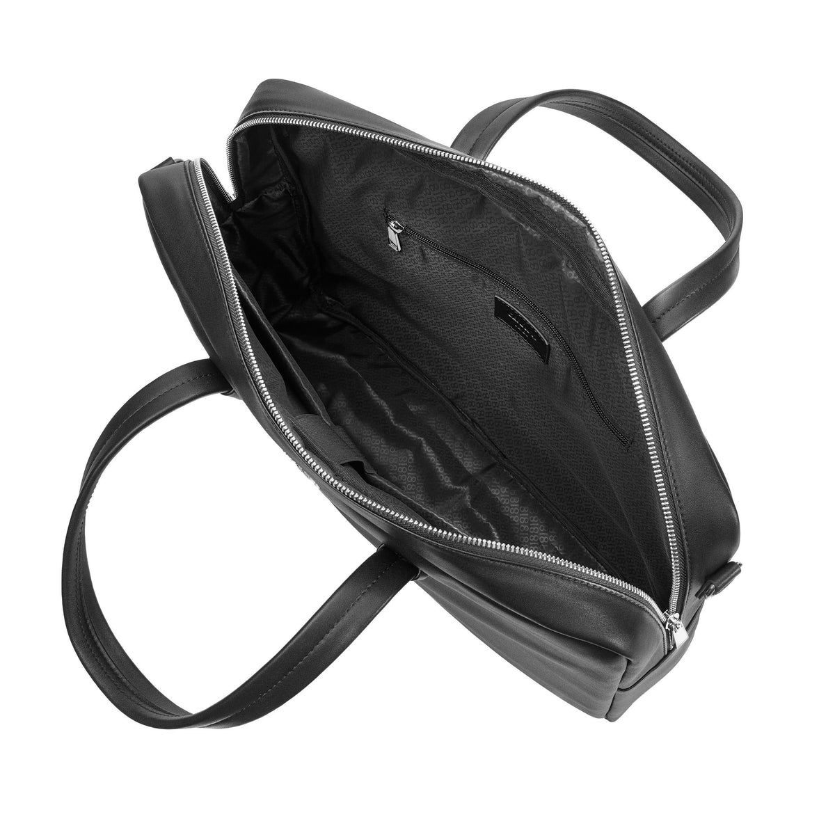 Document bag Paxton Black Smooth