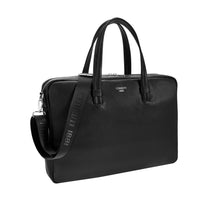 Document bag Paxton Black Smooth