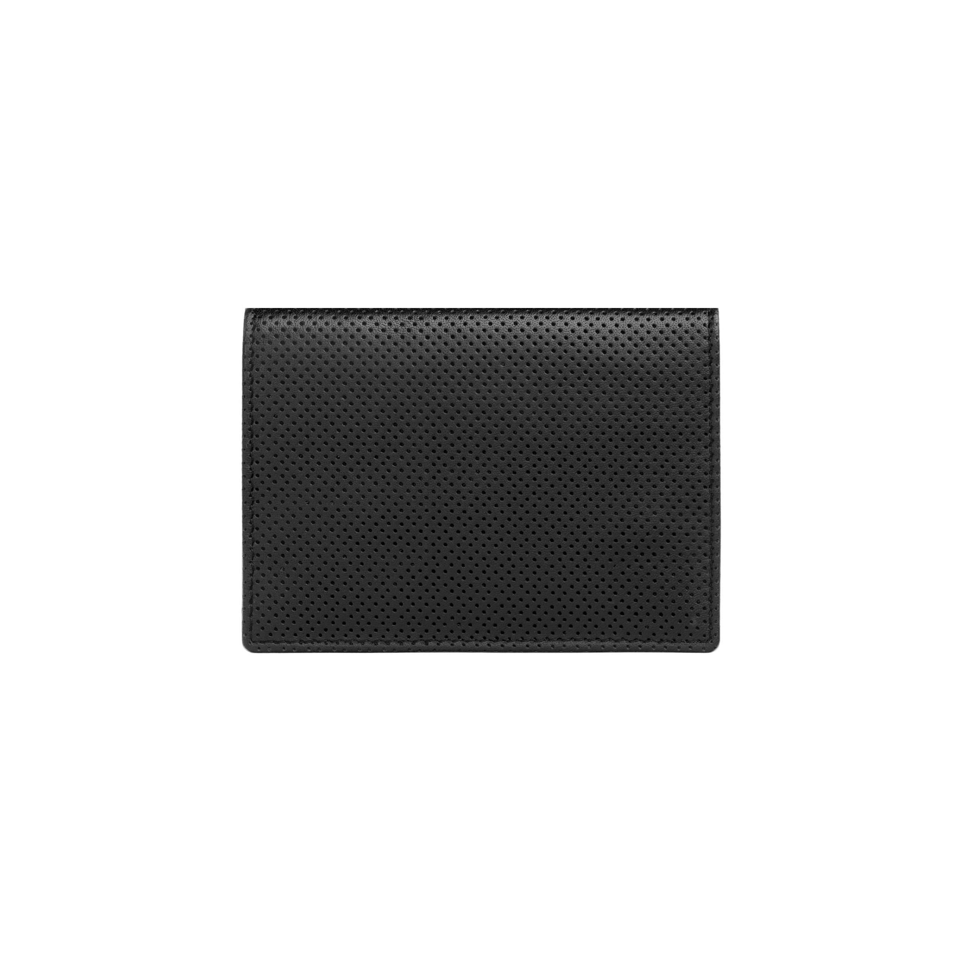 Card holder with flap Islington Black