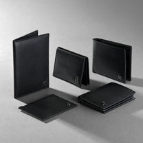 Card holder with flap Islington Black