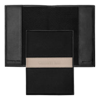 Passport holder Delano Taupe &amp; Black