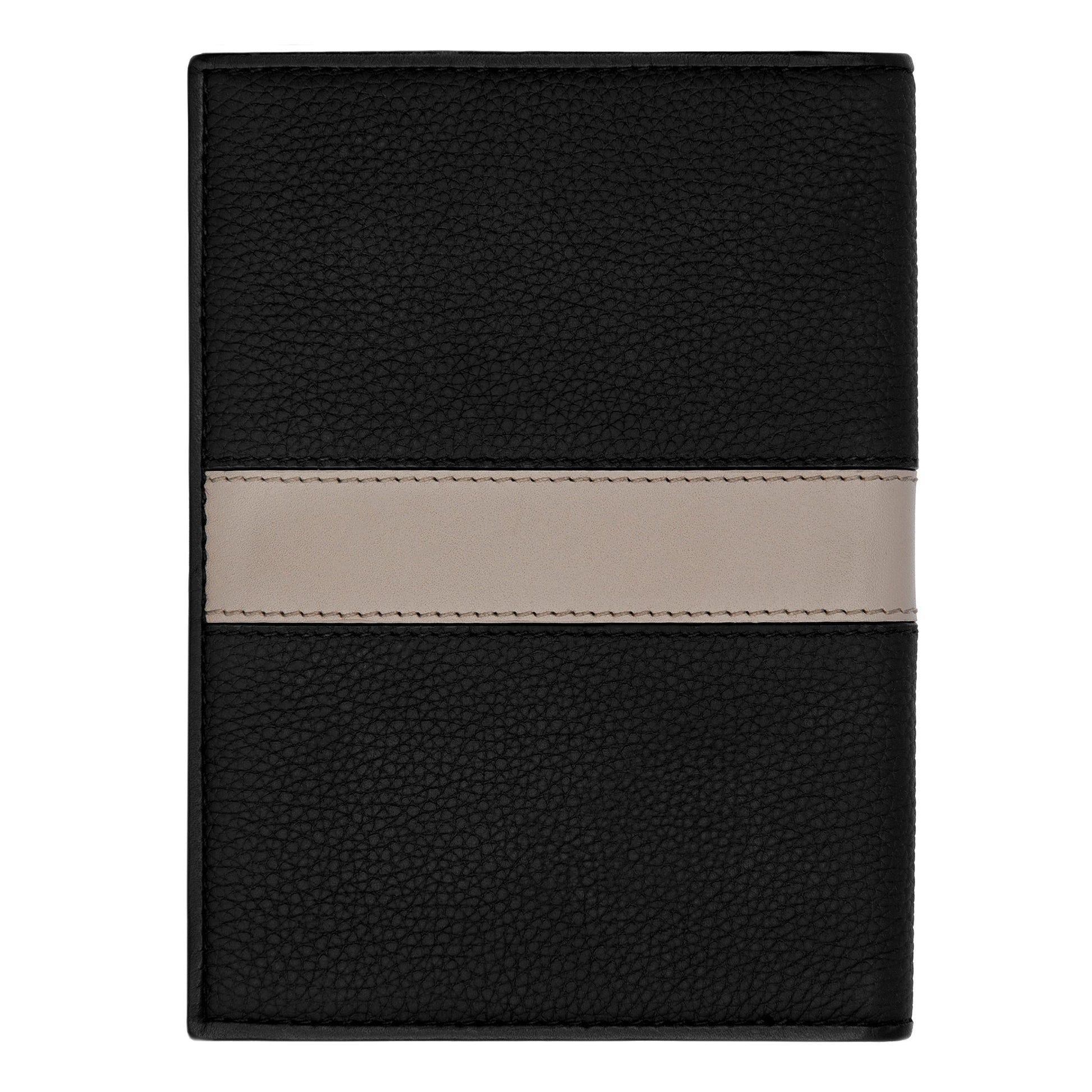 Passport holder Delano Taupe &amp; Black