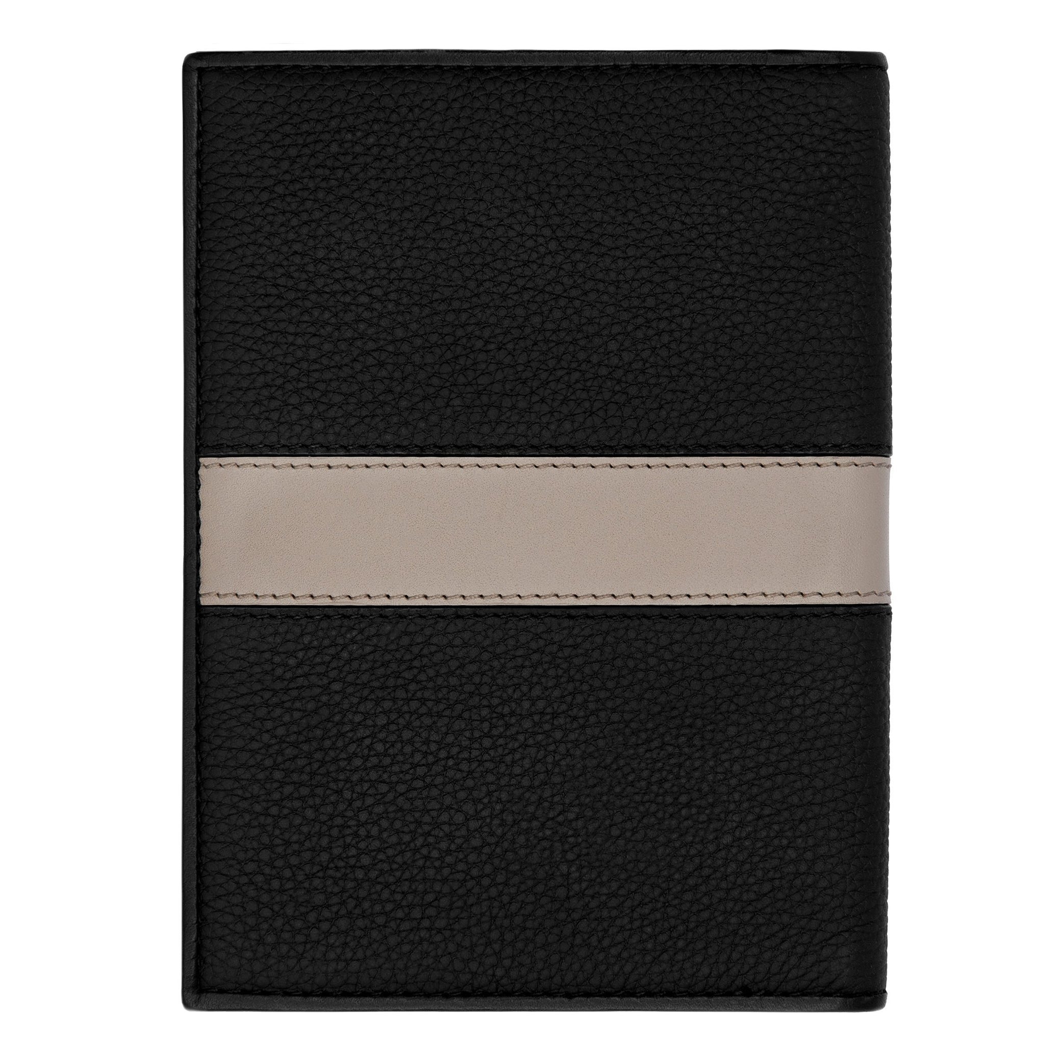 Passport holder Delano Taupe &amp; Black