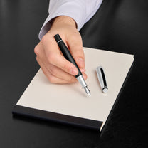 Fountain pen Benson Black &amp; Chrome