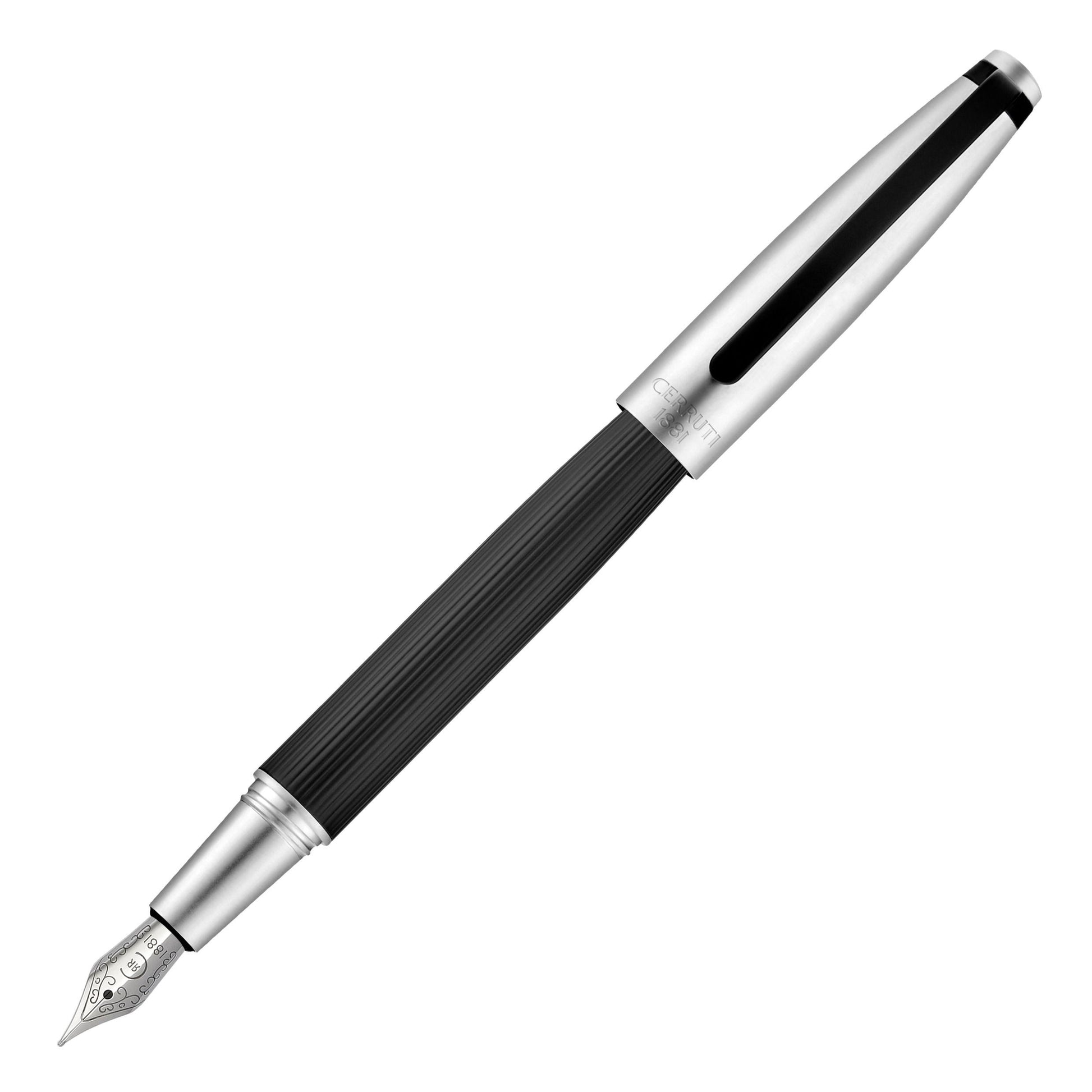 Fountain pen Benson Black &amp; Chrome