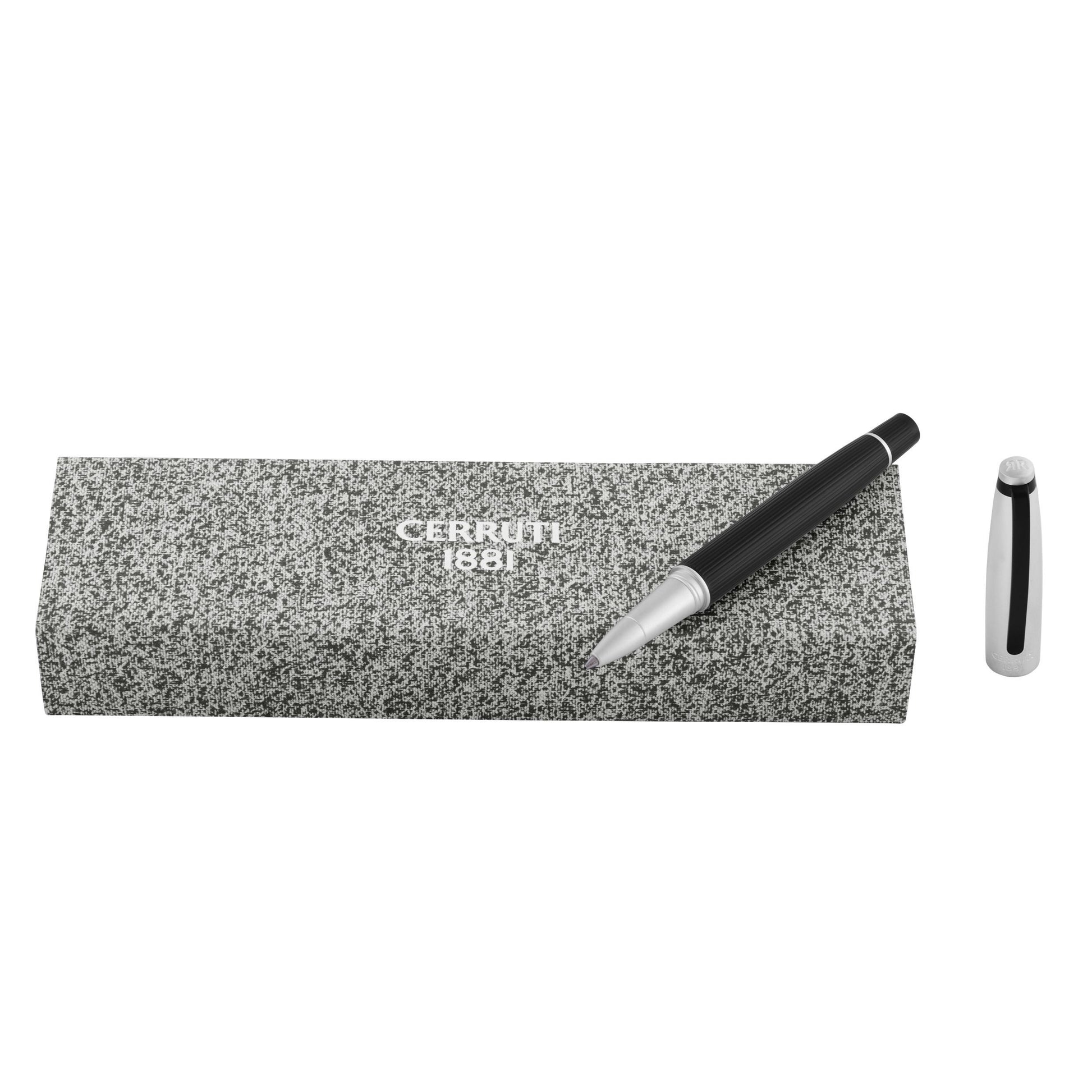 Rollerball pen Benson Black &amp; Chrome