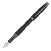 Stylo-plume Holborn noir et gris métallisé