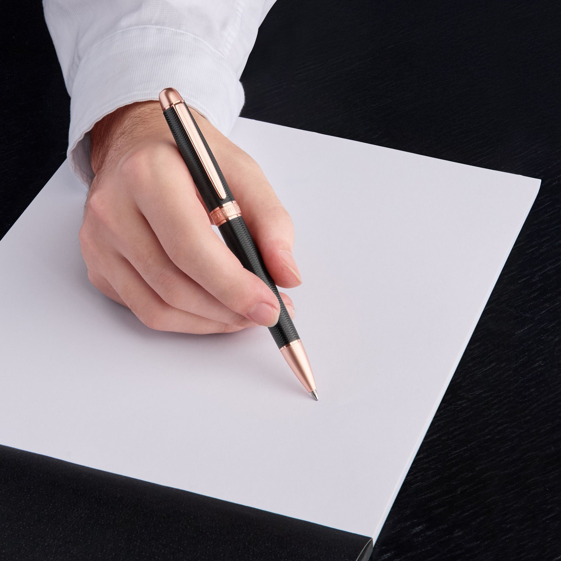 Ballpoint pen Holborn Black &amp; Rosegold