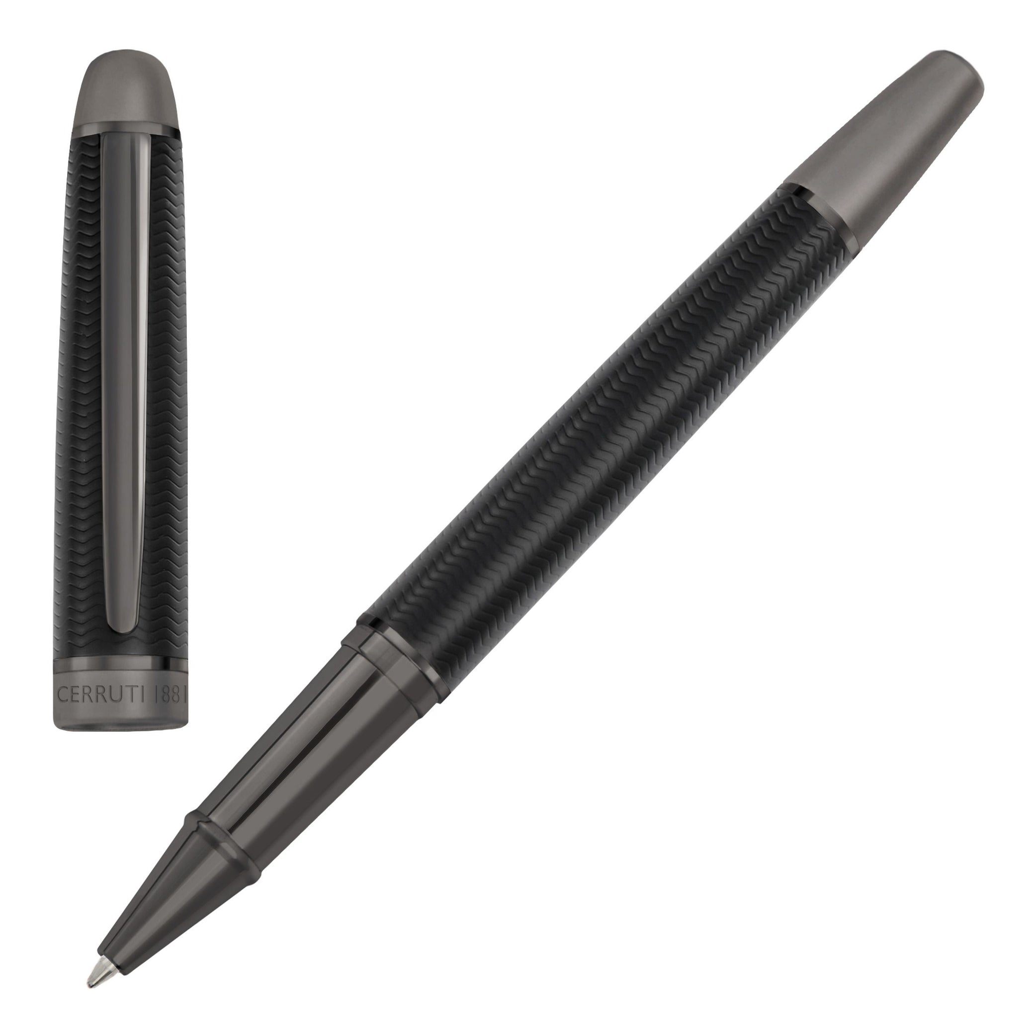 Rollerball pen Holborn Black &amp; Gun