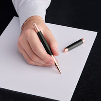 Rollerball pen Holborn Black &amp; Rosegold