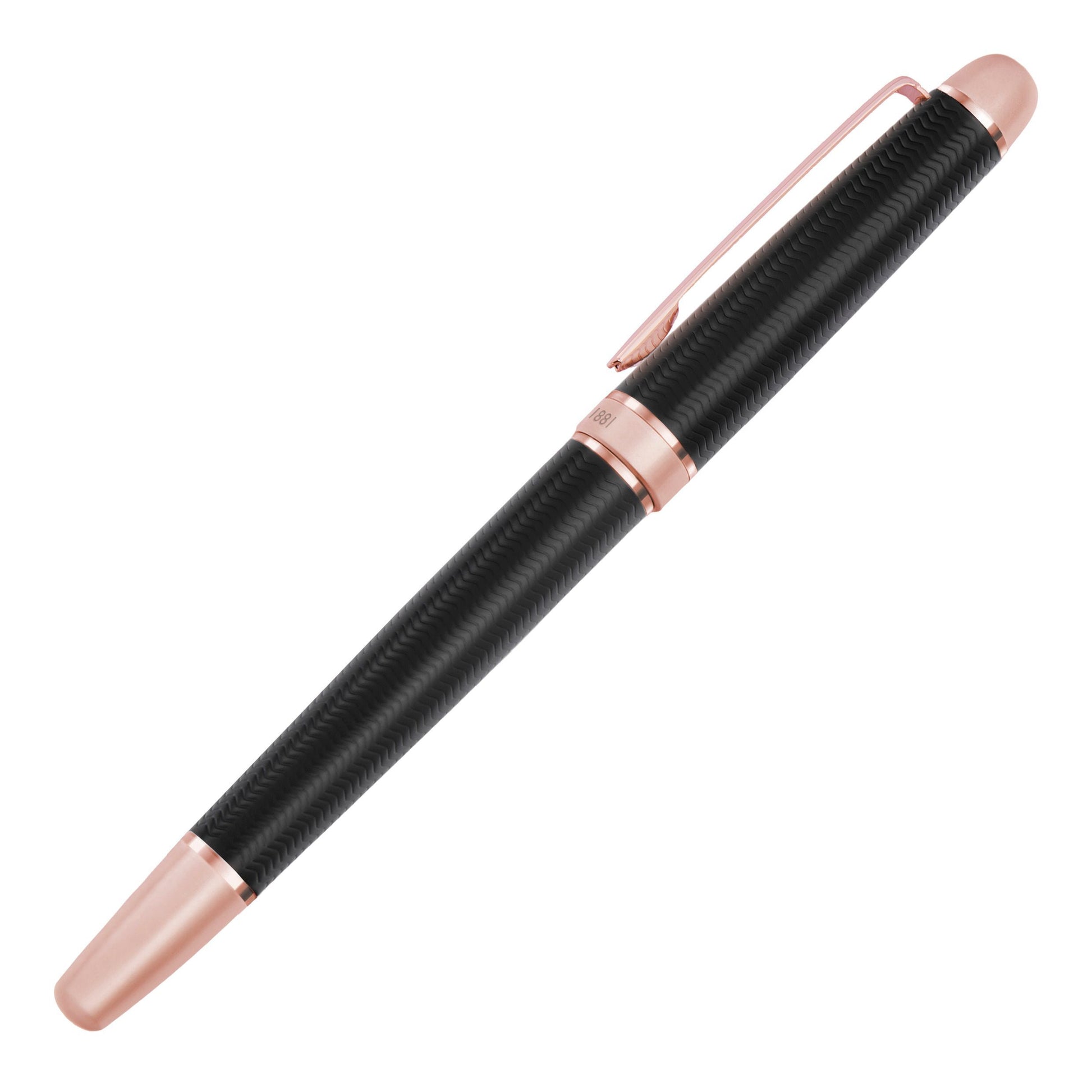 Rollerball pen Holborn Black &amp; Rosegold