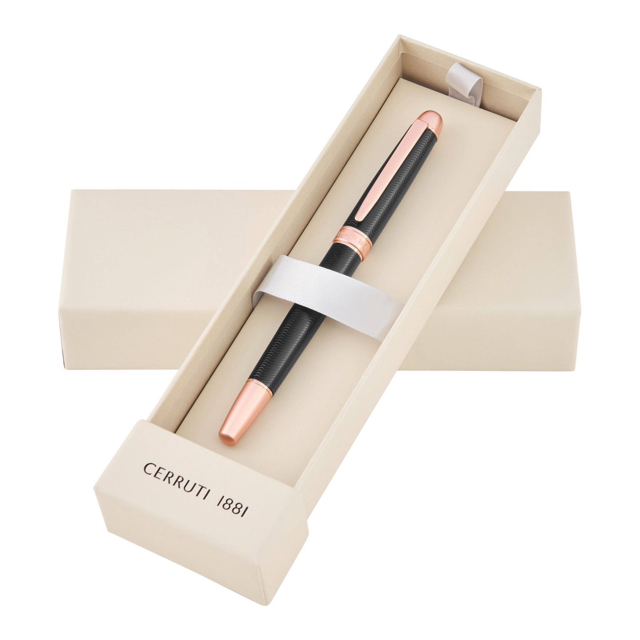Rollerball pen Holborn Black &amp; Rosegold