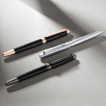 Rollerball pen Holborn Black &amp; Rosegold
