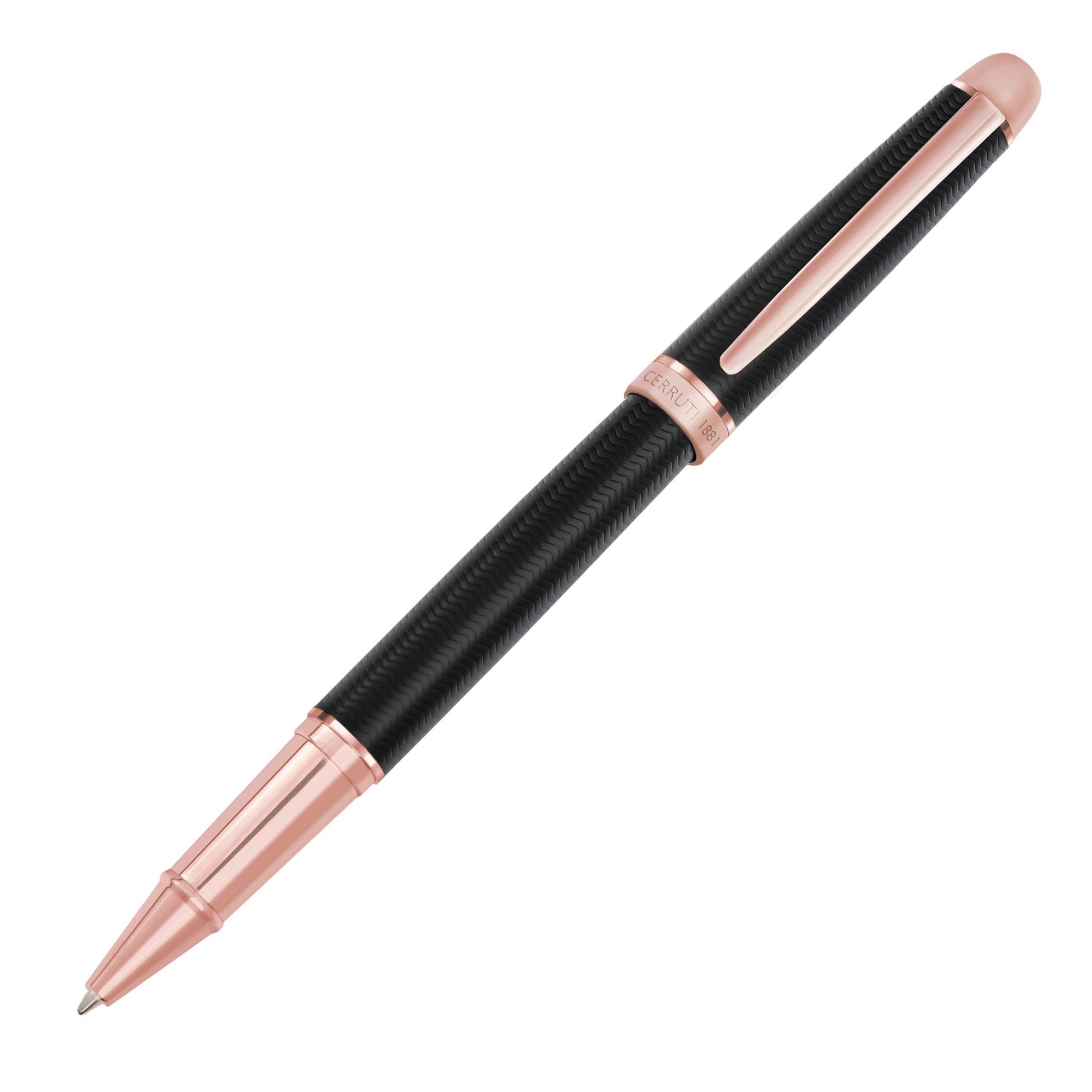 Rollerball pen Holborn Black &amp; Rosegold