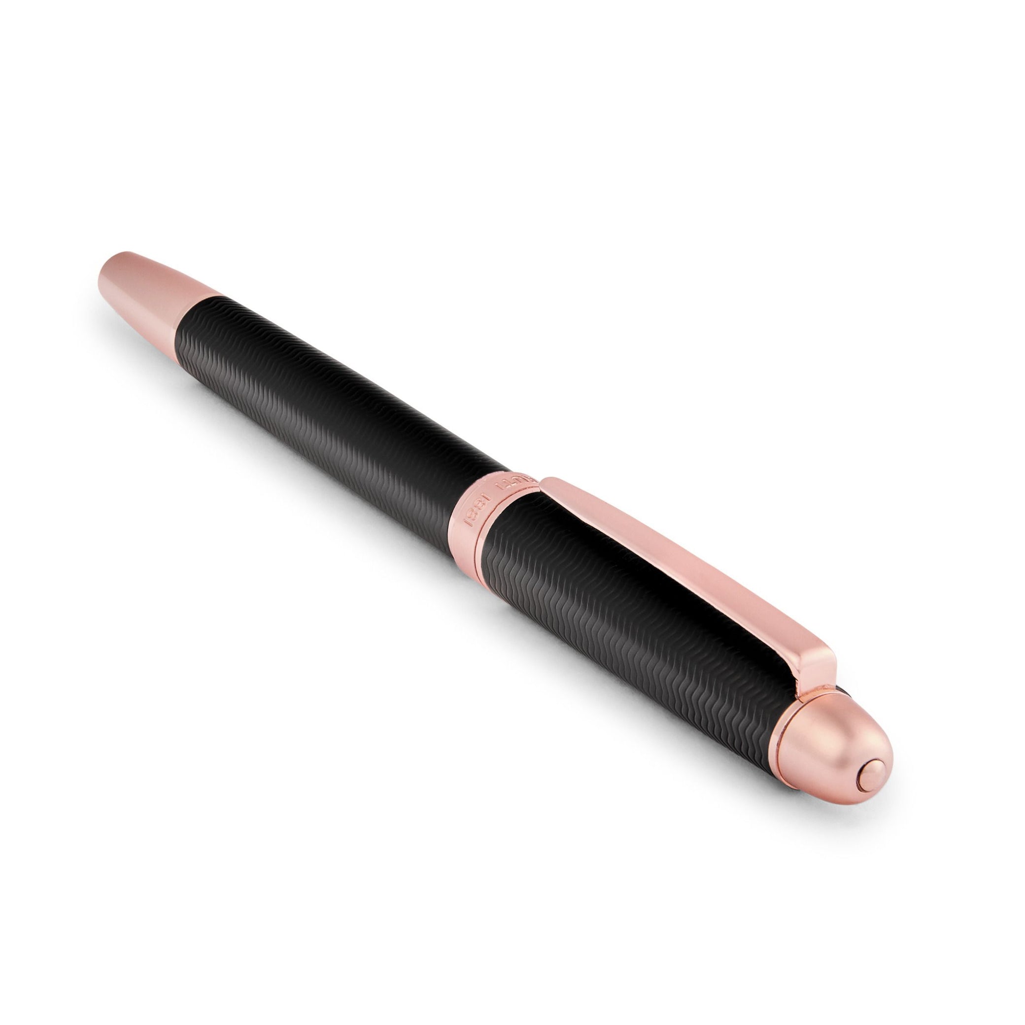 Rollerball pen Holborn Black &amp; Rosegold