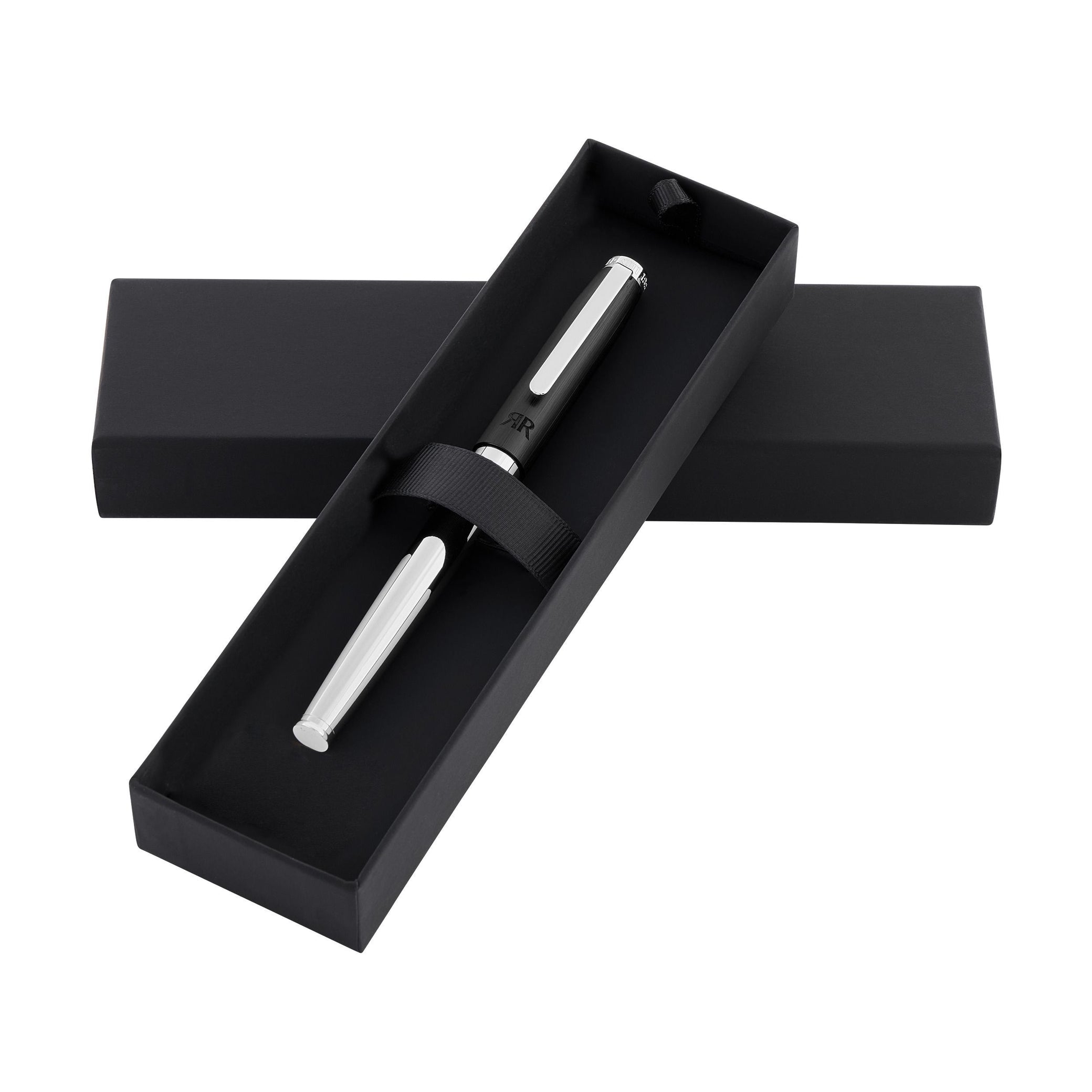 Fountain pen Rivington Black &amp; Chrome
