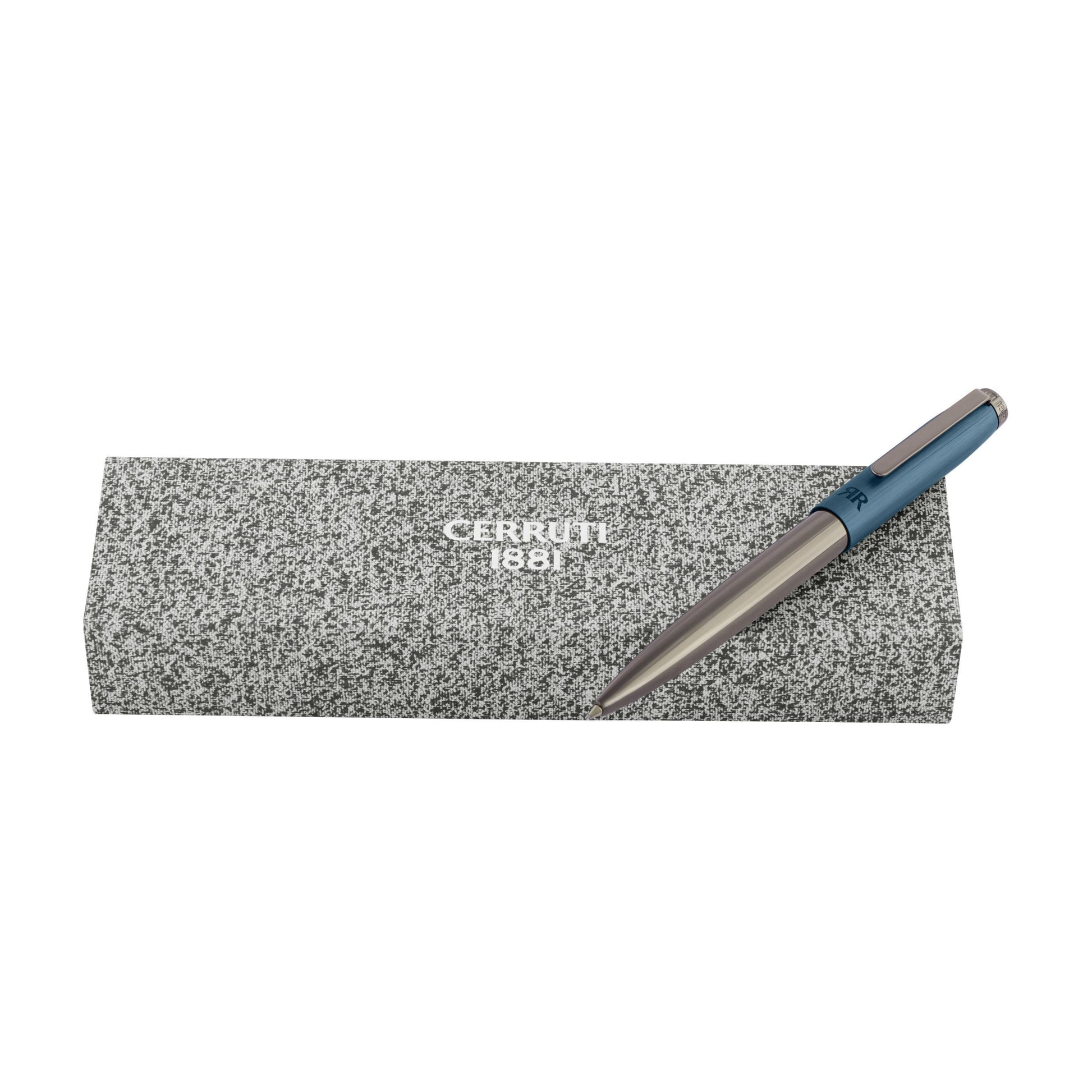 Stylo bille Rivington Bleu marine et bronze