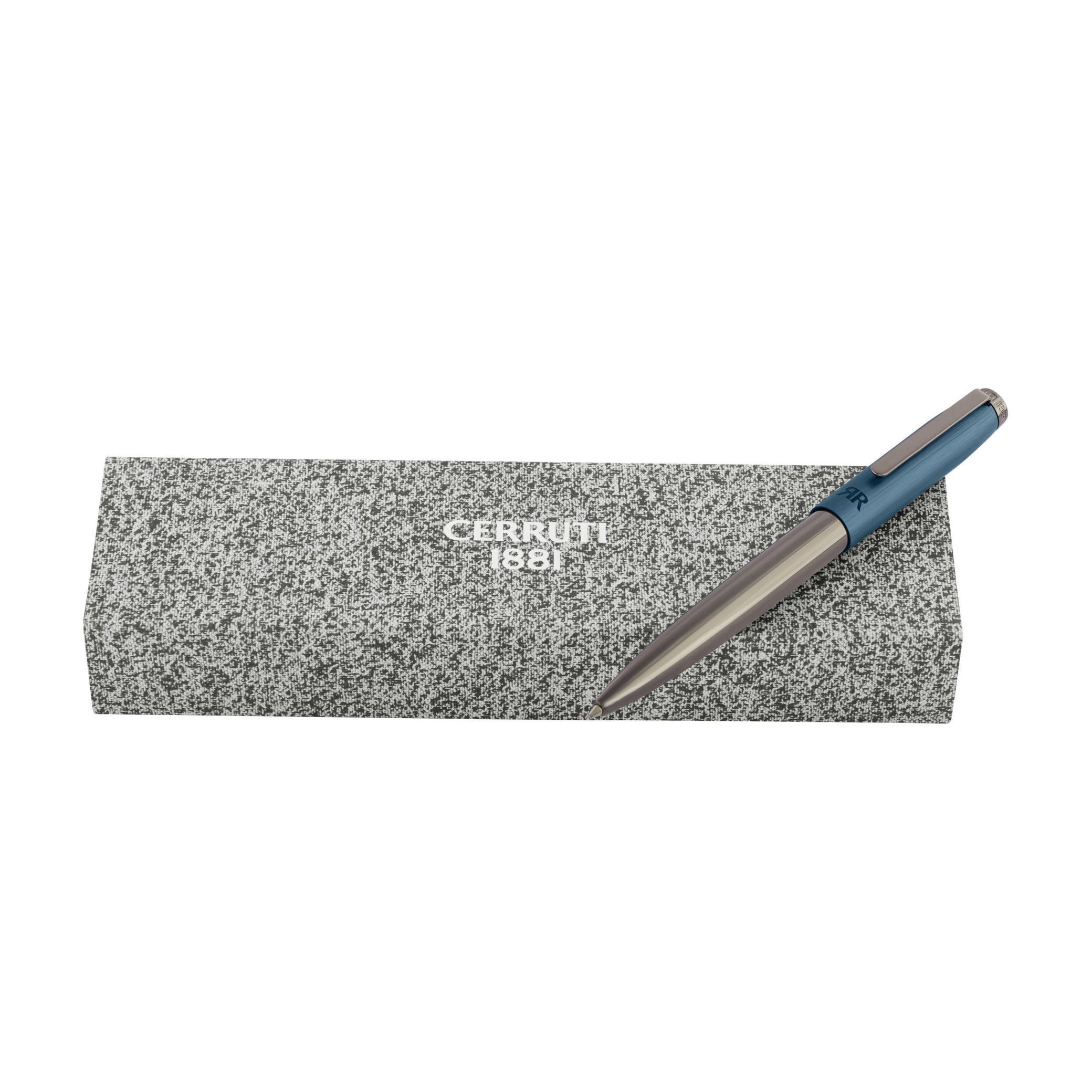 Stylo bille Rivington Bleu marine et bronze